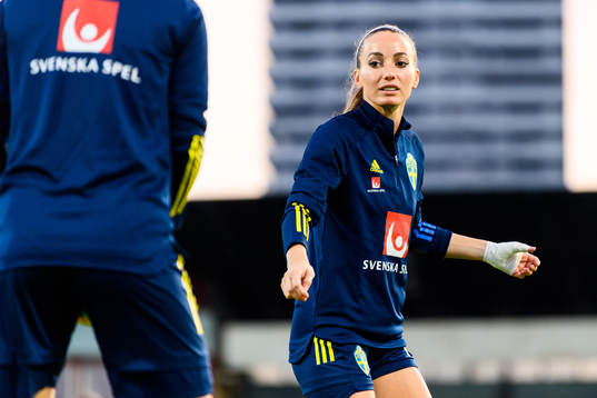 Kosovare Asllani of the Swedish women's national football