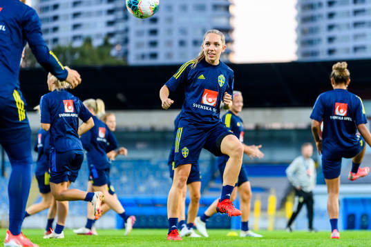 Elin Rubensson of the Swedish women's national football team