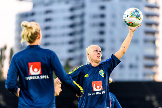 Caroline Seger of the Swedish women's national football team