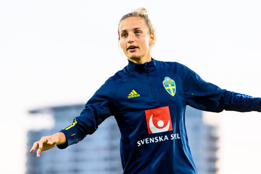 Nathalie Björn of the Swedish women's national football