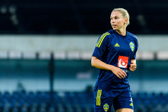 Jonna Andersson of the Swedish women's national football