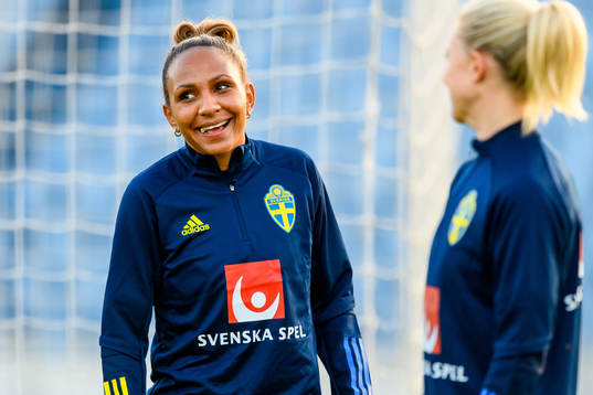 Madelen Janogy of the Swedish women's national football team