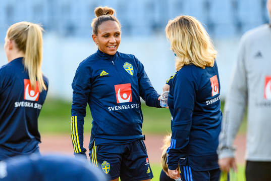 Madelen Janogy of the Swedish women's national football team