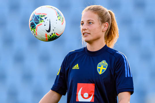 Anna Anvegård of the Swedish women's national football team