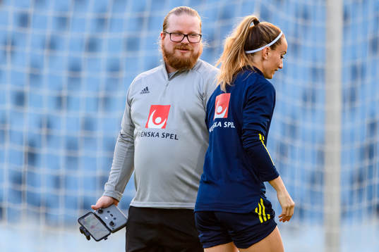 Anders Eriksson, match analyst of the Swedish women's