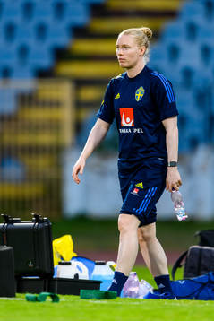 Goalkeeper Hedvig Lindahl of the Swedish women's national