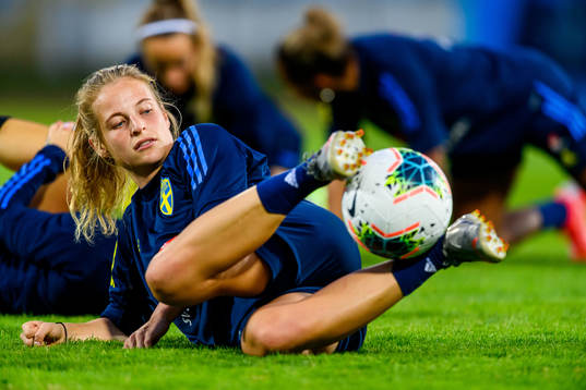 Anna Anvegård of the Swedish women's national football team
