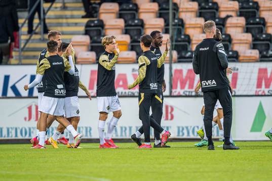 AIK under värmningen