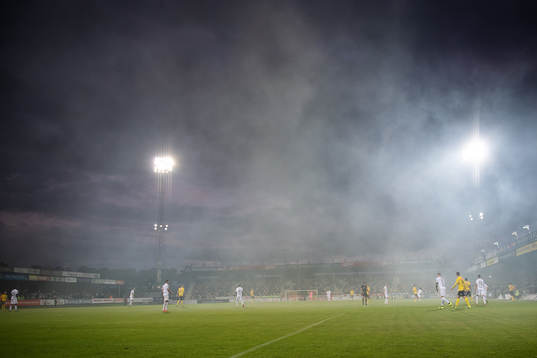 Rök från pyroteknik