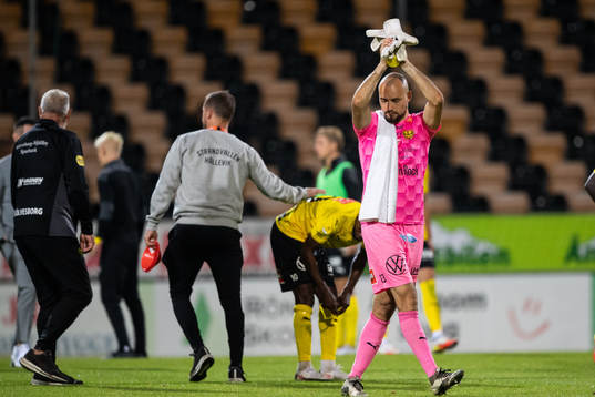 Mjällbys målvakt Carl-Johan Eriksson