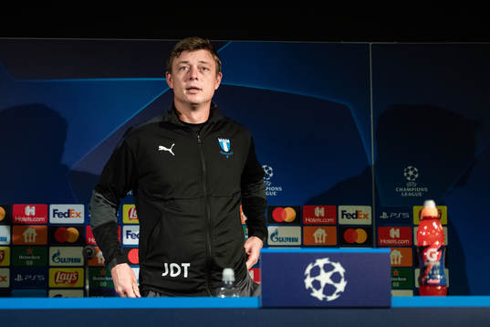 Jon Dahl Tomasson, head coach of Malmö FF
