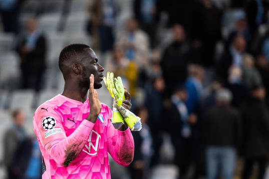 Goalkeeper Ismael Diawara of Malmö FF
