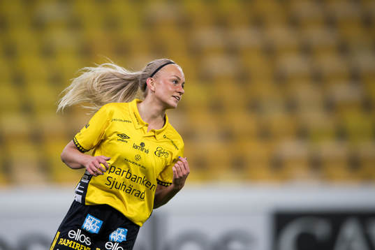 Elfsborgs Matilda Ståhlbom Karlsson jublar