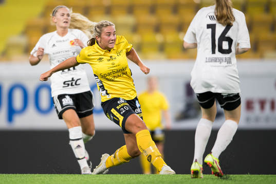 Elfsborgs Ebba Johansson skjuter 6-0