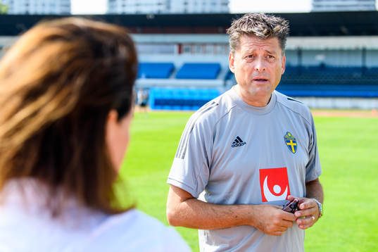 Mats Börjesson, doctor of the Swedish women's national