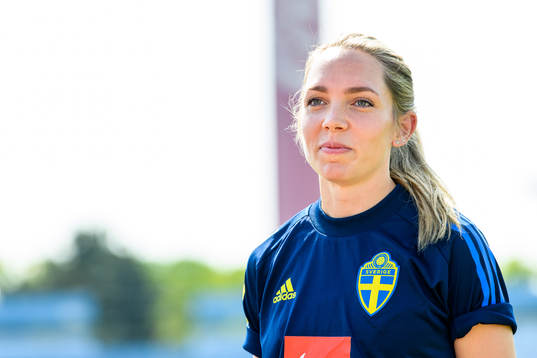 Elin Rubensson of the Swedish women's national football