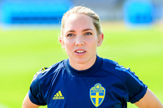 Elin Rubensson of the Swedish women's national football