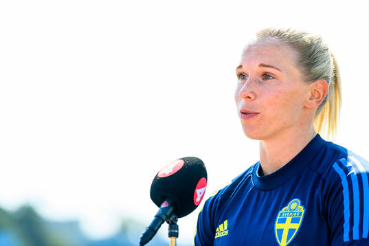 Jonna Andersson of the Swedish women's national football