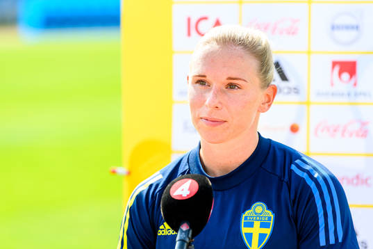Jonna Andersson of the Swedish women's national football