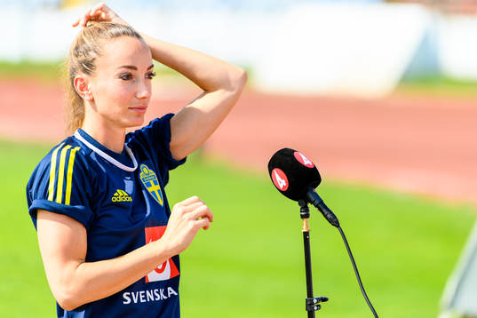 Kosovare Asllani of the Swedish women's national football