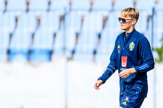 Nilla Fischer of the Swedish women's national football team