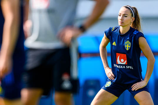Kosovare Asllani of the Swedish women's national football