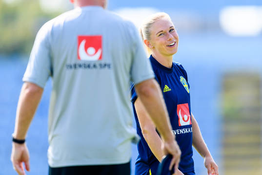 Jonna Andersson of the Swedish women's national football