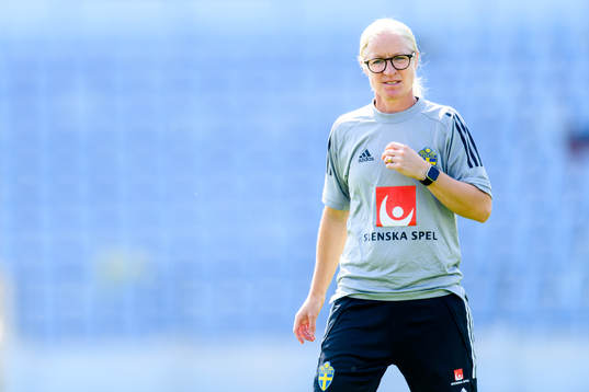 Victoria Sandell, assistant coach of the Swedish women's