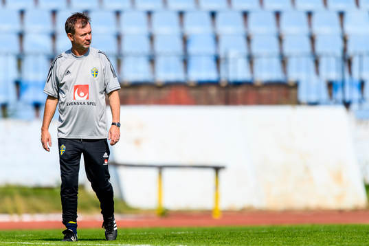 Peter Gerhardsson, head coach of the Swedish women's