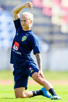 Filippa Curmark of the Swedish women's national football