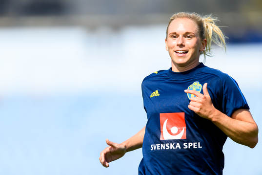 Jonna Andersson of the Swedish women's national football