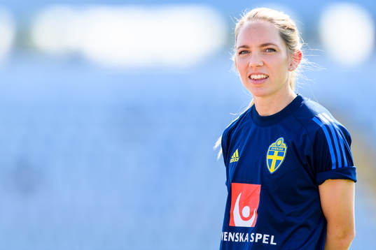Elin Rubensson of the Swedish women's national football team