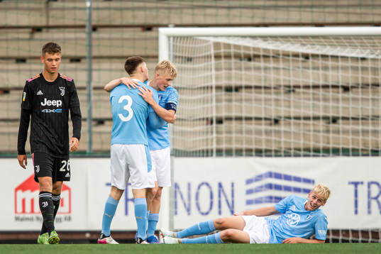 Josef Al-Imam and Melker Widell of Malmö FF