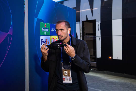 Giorgio Chiellini of Juventus arrive