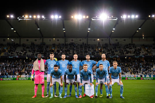 The starting eleven of Malmö FF
