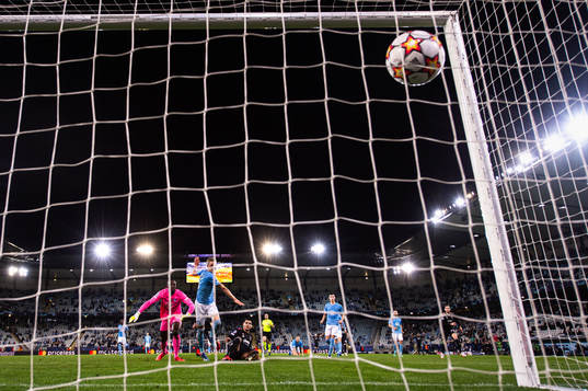 Alvaro Morata of Juventus score the 0-3 goal behind