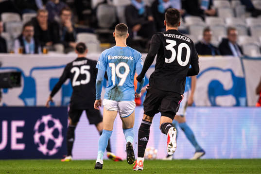 Veljko Birmancevic of Malmö FF