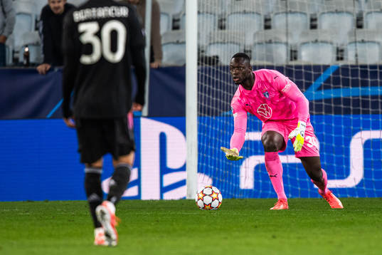 Goalkeeper Ismael Diawara of Malmö FF
