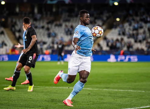 Malik Abubakari of Malmö FF