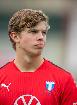 Goalkeeper Melker Ellborg of Malmö FF