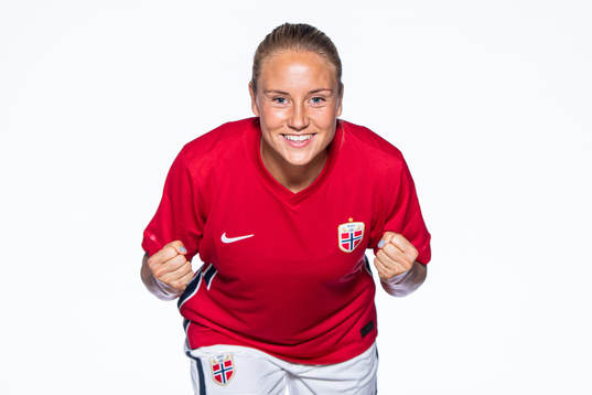 Lisa Fjeldstad Naalsund of the Norwegian women’s national