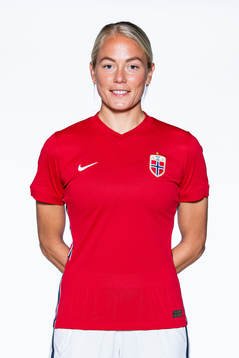 Guro Bergsvand of the Norwegian women’s national football
