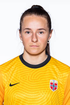 Goalkeeper Rugile Maria Rulyte of the Norwegian women’s