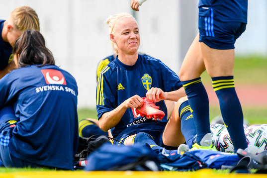 Caroline Seger of the Swedish women's national football team