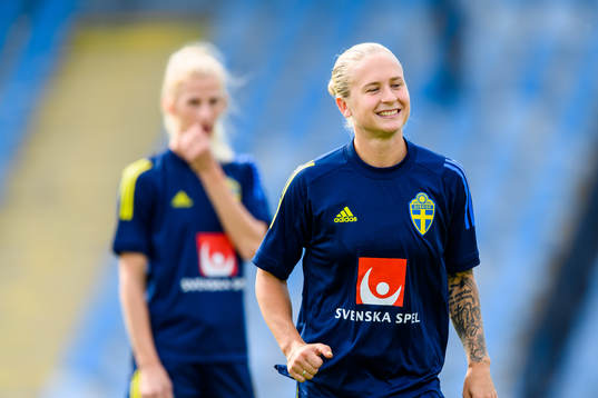 Filippa Curmark of the Swedish women's national football