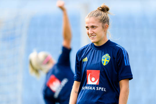 Filippa Angeldahl of the Swedish women's national football