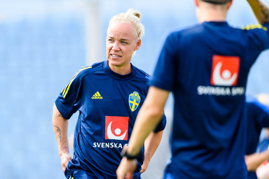 Caroline Seger of the Swedish women's national football team