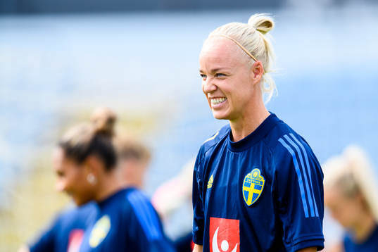 Caroline Seger of the Swedish women's national football team