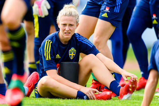 Rebecka Blomqvist of the Swedish women's national football