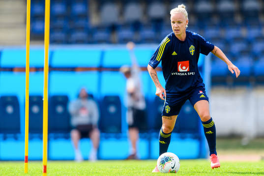 Caroline Seger of the Swedish women's national football team